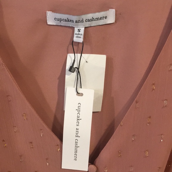 CUPCAKES AND CASHMERE Keegan Metallic Dot  Dress - Picture 7 of 12